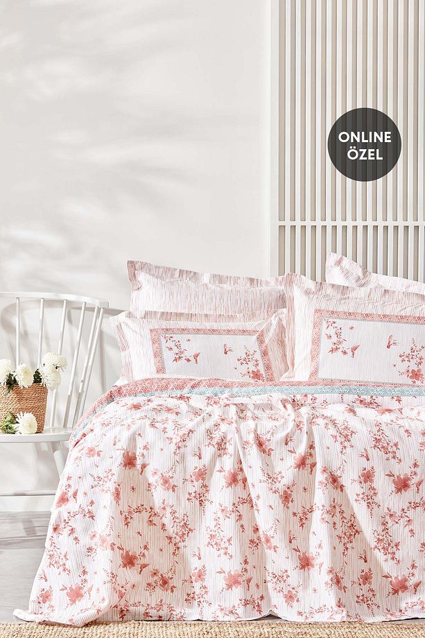 Minella Tek Kişilik Pike Takımı - Blush - 1