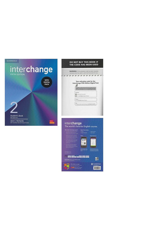 Interchange Level 2 Student's Book with Digital Pack   Orjinal,kodludur  (workbook yoktur ) - 1