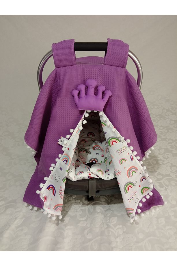 çift taraflı  Puset Örtüsü Puset Minderi Babynest ve yastık altaçma ve yastık battaniye - 3