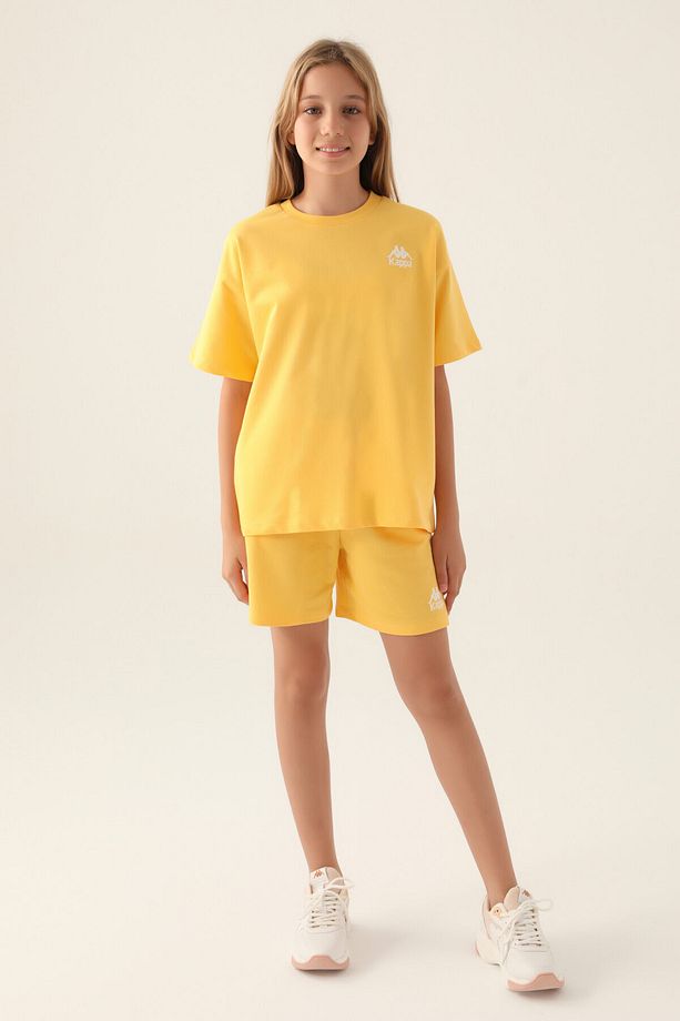 Basics Sarı Kız Çocuk T-Shirt - 5