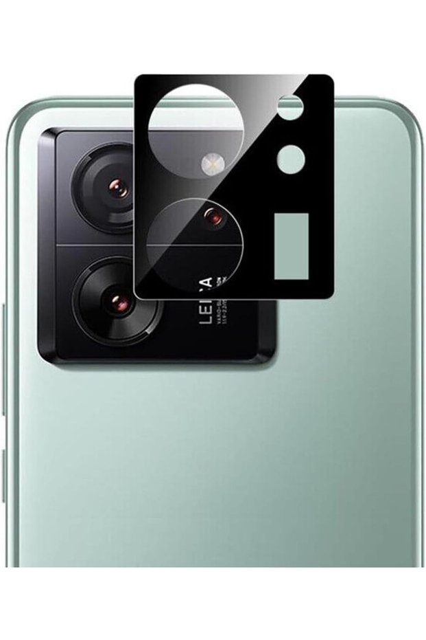 Xiaomi Mi 13T - Black Frame Camera Lens, Protective Tampered Glass