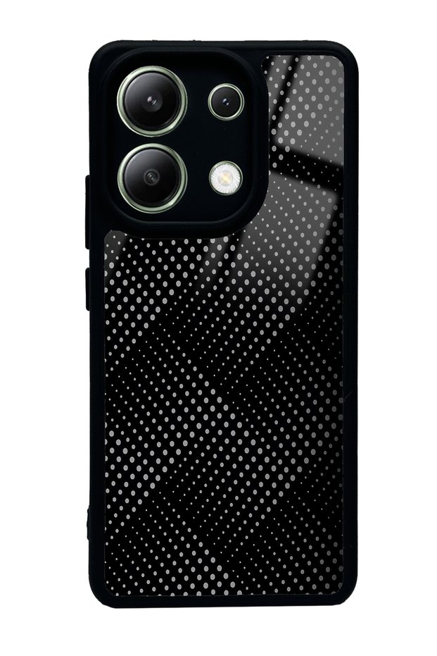 Xiaomi Redmi Note 13 4g Black and Gray Design Glossy Phone Case