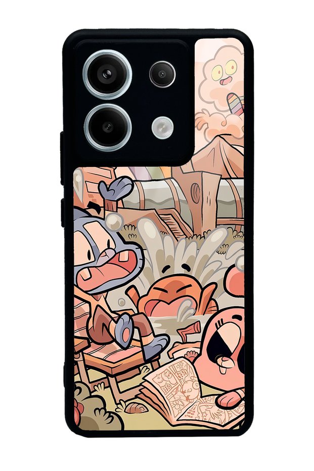 Xiaomi Redmi Note 13 Pro 5g Glossy Phone Case with Gumball Design