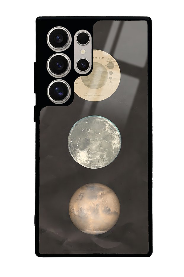 Samsung S24 Ultra Night Moon Design Glossy Phone Case