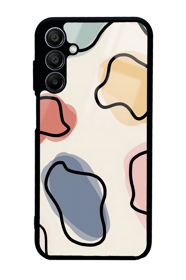 Glossy Phone Case for Samsung A15 Nude Milky Design