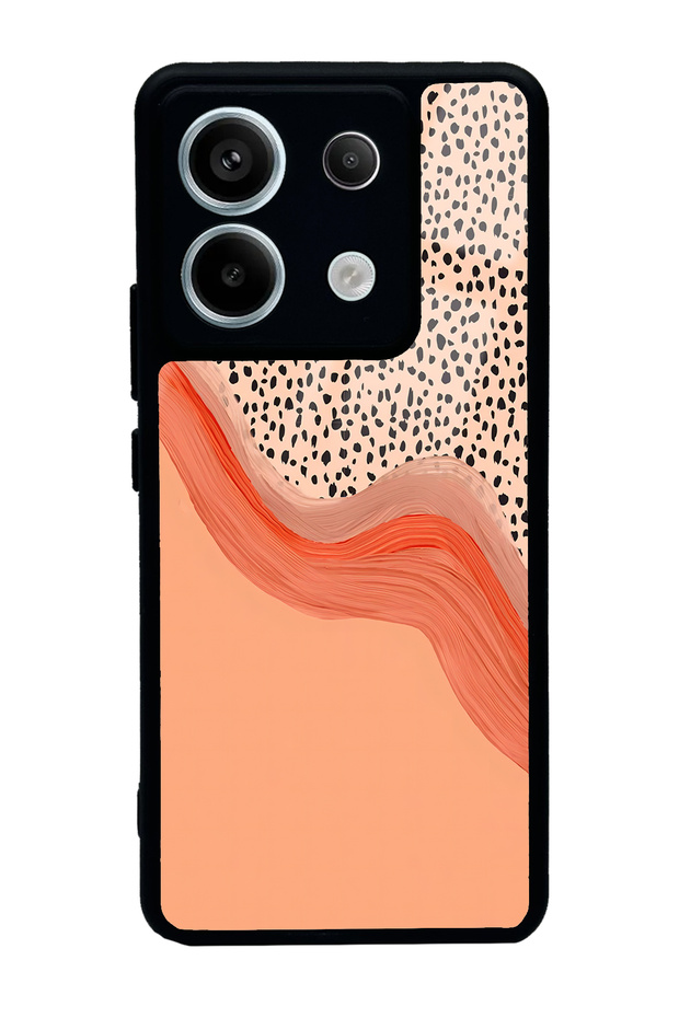 Xiaomi Redmi Note 13 Pro 5g Glossy Phone Case with Nude Speckled Design