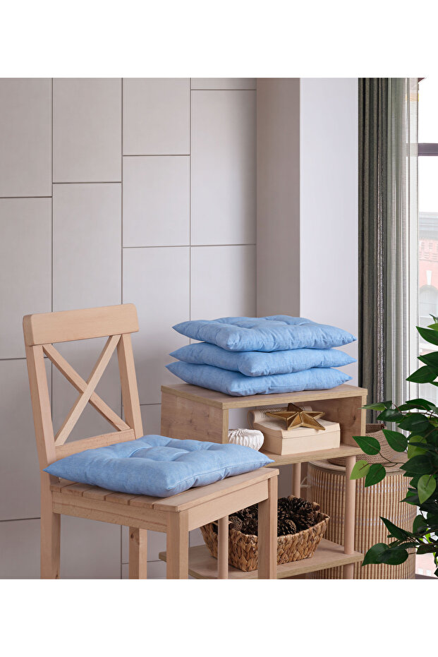 Mavi Sandalye Minderi - 1