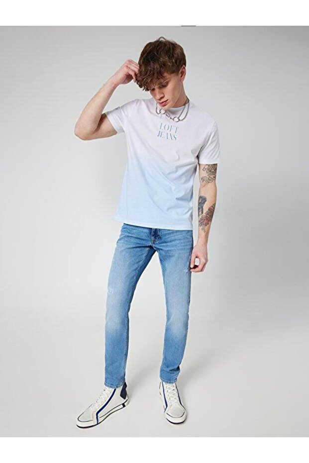 Men's Casual Jean Trousers LF2032780