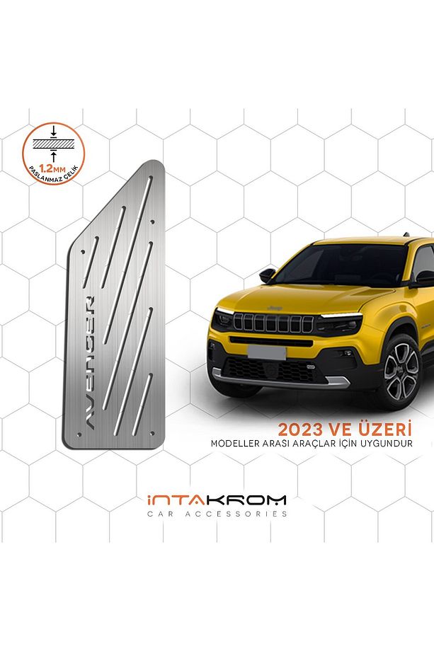 Jeep Avenger Krom Ayak Dinlendirme Pedalı - 2023 ve Üzeri - 1