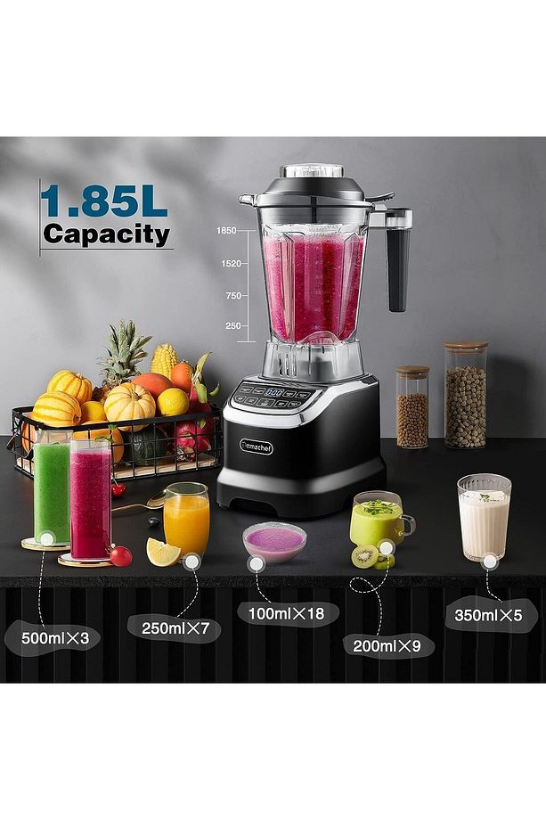 Enerji Tasarruflu Yüksek Performanslı Blender ve Smoothie Makinesi 2000W, LED Zaman Göstergeli - 8