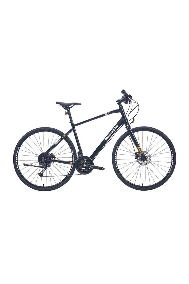 T0011x2 - 28 Jant 46cm (S) Kadro 18 Vites Şehir Bisiklet - Siyah Sarı - 1
