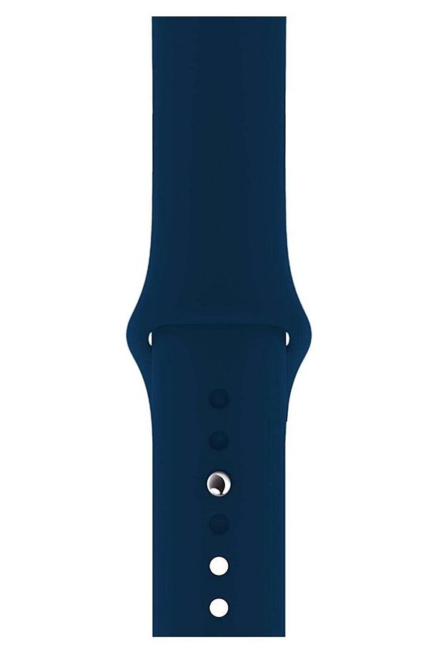 Apple Watch 4 5 6 7 8 9 10 Se 38 40 41mm Kordon Kayış 3 Adet Set Bileklik Klasik Kaliteli Silikon - 4