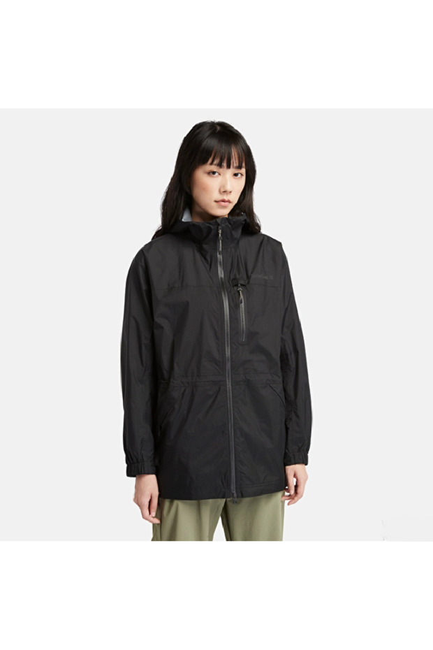 Women's Jenness Waterproof Packable Black Jacket