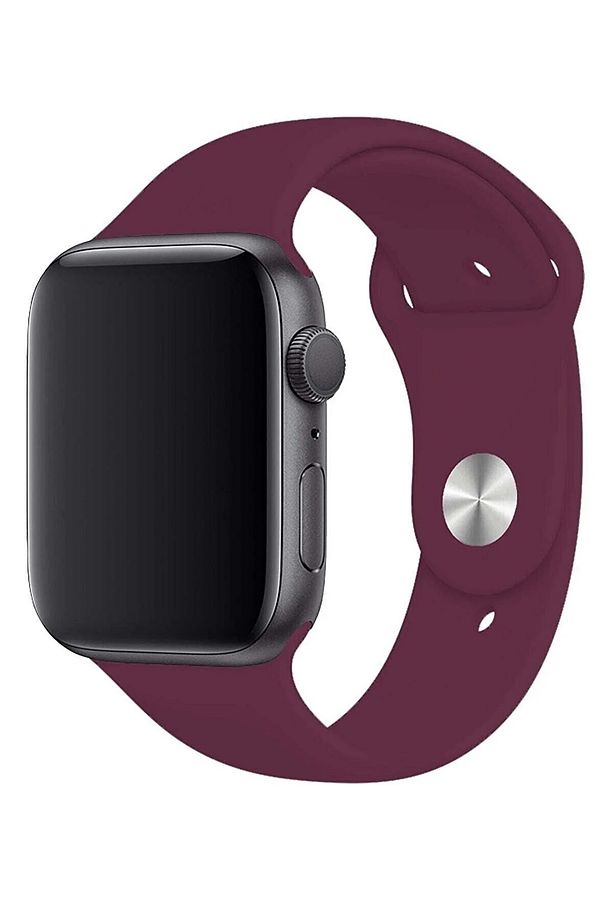 Apple Watch 4 5 6 7 8 9 10 Se 38 40 41mm Kordon Kayış 3 Adet Set Bileklik Klasik Kaliteli Silikon - 7