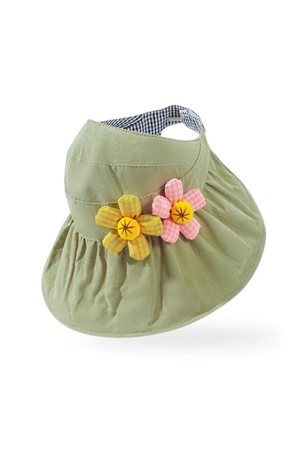 Girl's Foldable Wide Brim Visor Anti-UV Hat for Sun, Beach, Travel, Picnic, Pool