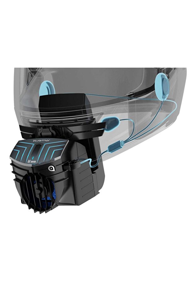 Blue3 E20 Soğutma Toz Buğu Engelleme Bluetooth Bağlantı İntercom - 1
