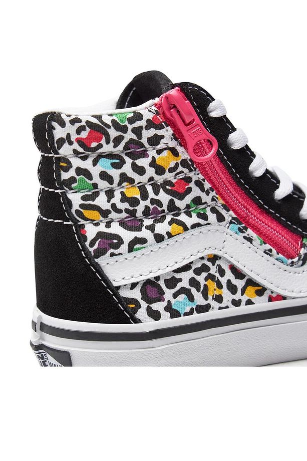 SK8-Hi Reissue Side Zip Siyah Çocuk Spor Ayakkabı - 4