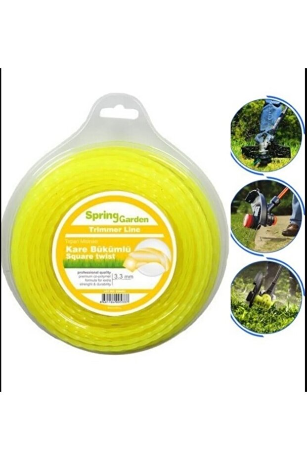 Square Twist Tırpan Misinası-3,3 Mm -kare Bükümlü 41 Metre - 1