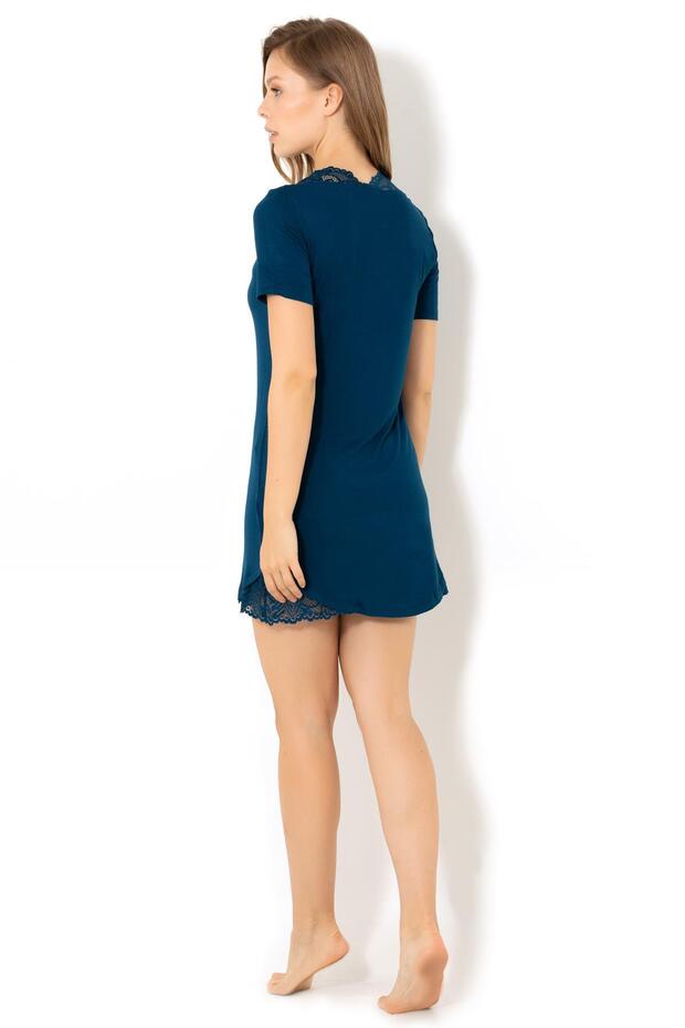 Petrol Yeşili Gecelik - 4