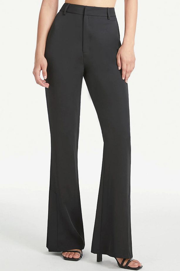 X Nurbeli Kadın İspanyol Paça Basic Pantolon - 2