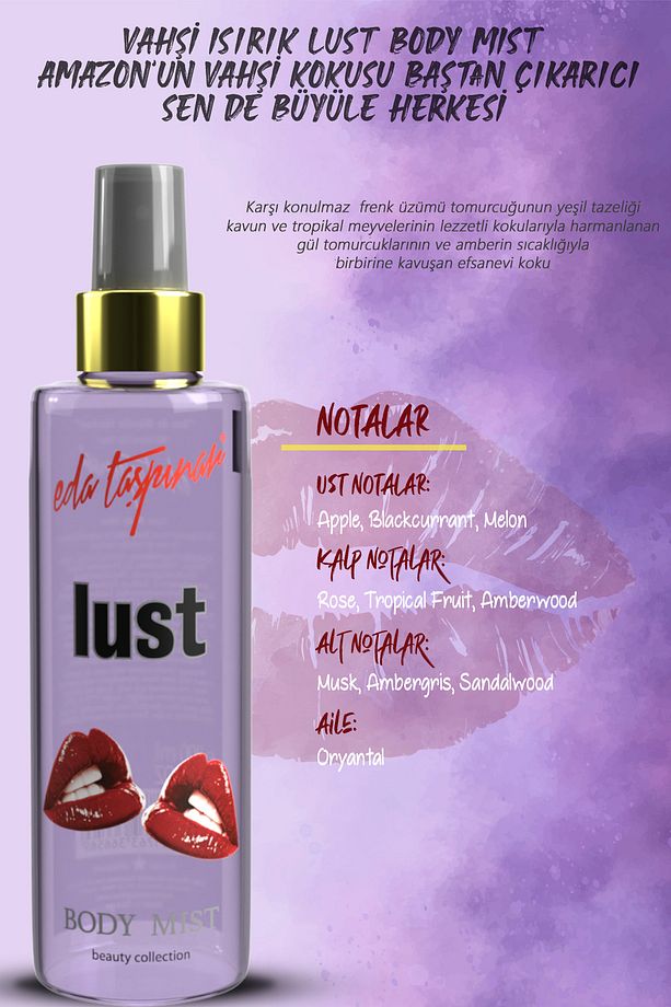 Lust Body Mist Vücut Spreyi 200ml. - 3