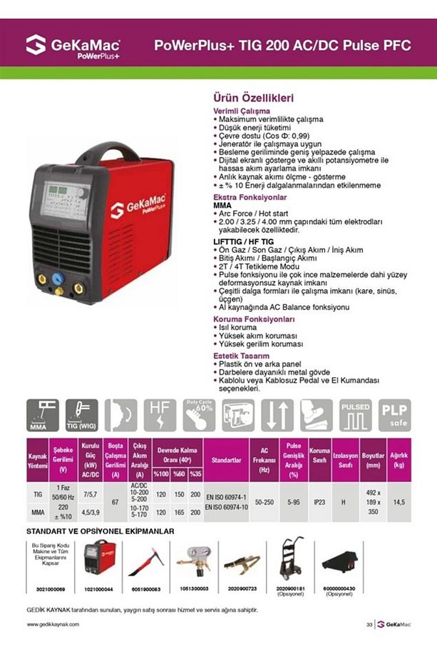 Power Plus Tıg 200 /dc Pfc Inv. Argon Kaynak Makinası - 2
