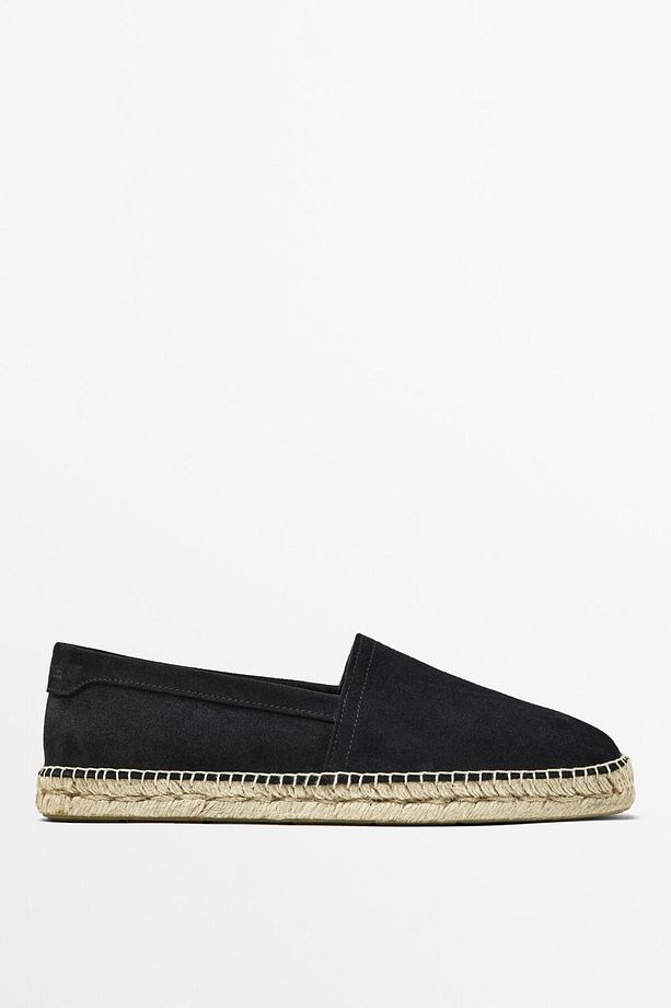 Kalın süet espadril - 1