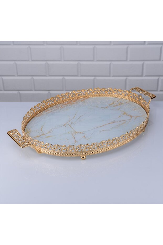 LUXURY OVAL MEDIUM SIZE TRAY 27CM