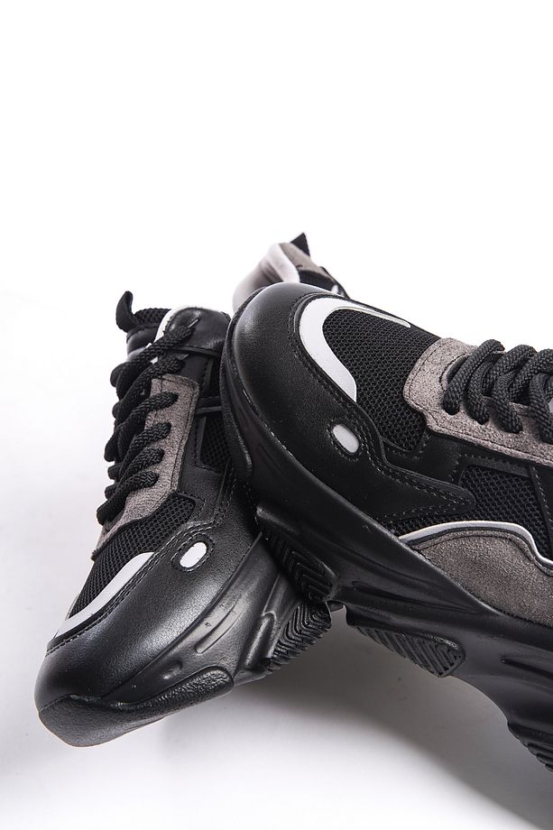 Running Kadın Sneaker Yüksek Taban Bağcıklı Spor Günlük Ayakakbı - 5