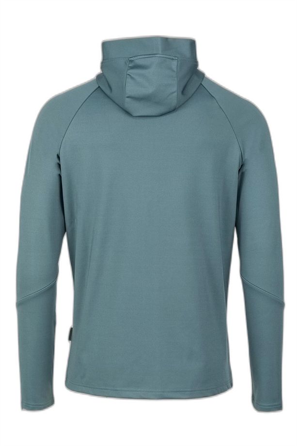 Selenge Fermuarlı Kapşonlu Sweat Koyu Gri - 3