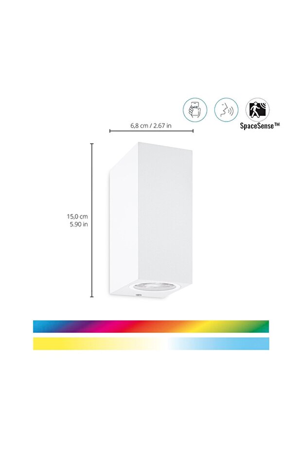 Imageo Up&Down Spots 2x5W Beyaz (RGB Işık) - 2