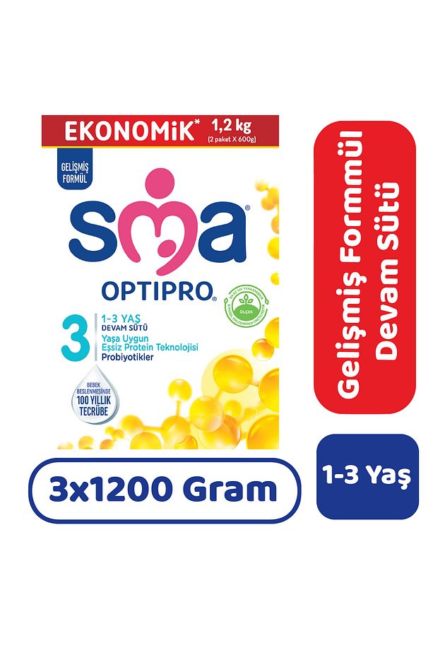 Optipro 3 Devam Sütü 1200 gr 3 Adet - 1