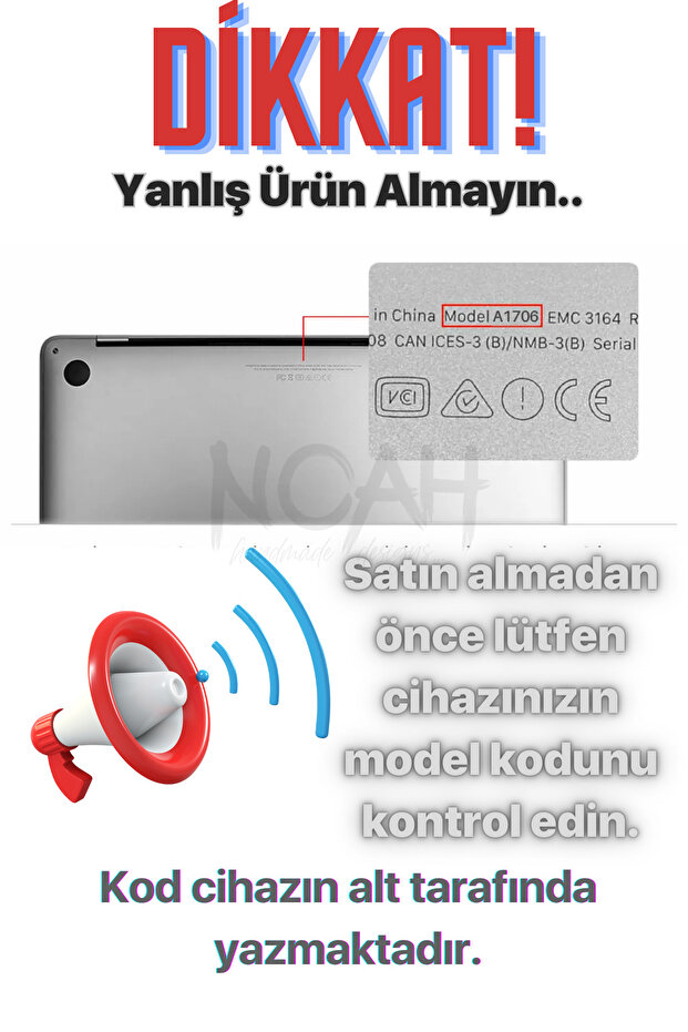 Macbook Air (M1) Kılıf 13.3 inç A1932-A2179-A2337 2020/2021 Parlak Ön Arka Kapak Koruma Vision Kılıf - 6