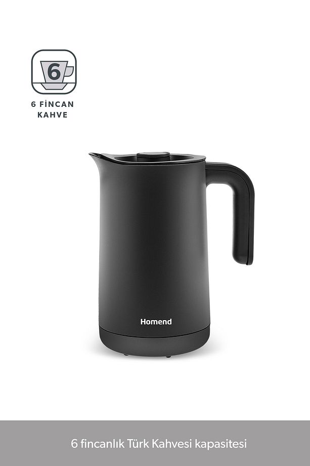 Smart Royaltea Plus 2 in 1 Otomatik Çay ve Türk Kahve Makinesi Wifi Mat Siyah - 5