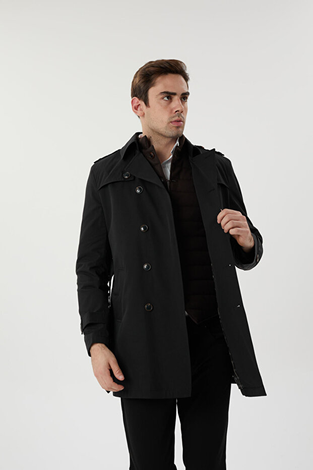 Slimfit Trençkot - 2