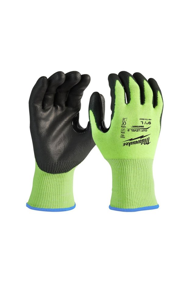 Milwaukee High Visibility 1St Degree Cut Protection Work Gloves 9/L Number 4932479918