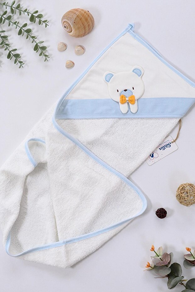 Baby Boy Luxury Towel 100% Cotton Fabric STL6526