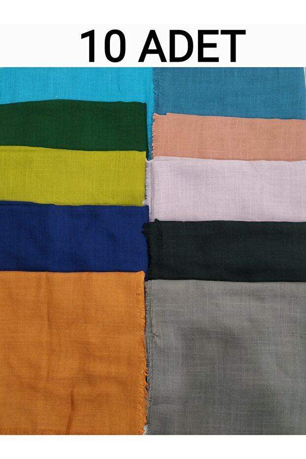 Gift Cotton Writing Scarf (10 PCS) - Umrah Hajj Henna Collective Gift for Wedding Funeral