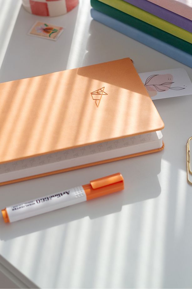 A5 Defter Noktalı Sarı - 4