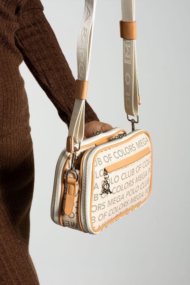 MONOGRAM 3 COMPARTMENT 7 EYES WOMEN'S BAG WITH ADJUSTABLE STRAP