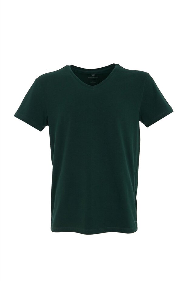 V-neck T-shirt N-simplo - Dark Green