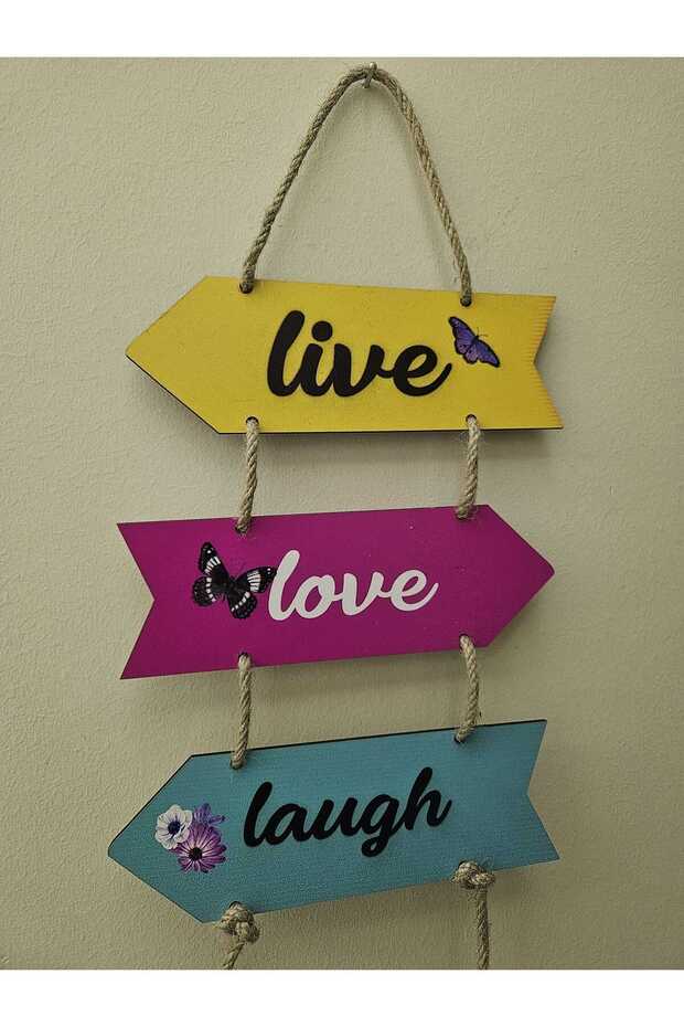 3' lü Sarkıt Motto Duvar Dekoru