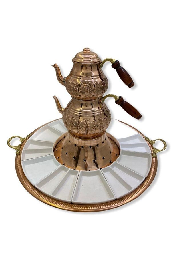 Bakır Kahvaltı Seti - 4