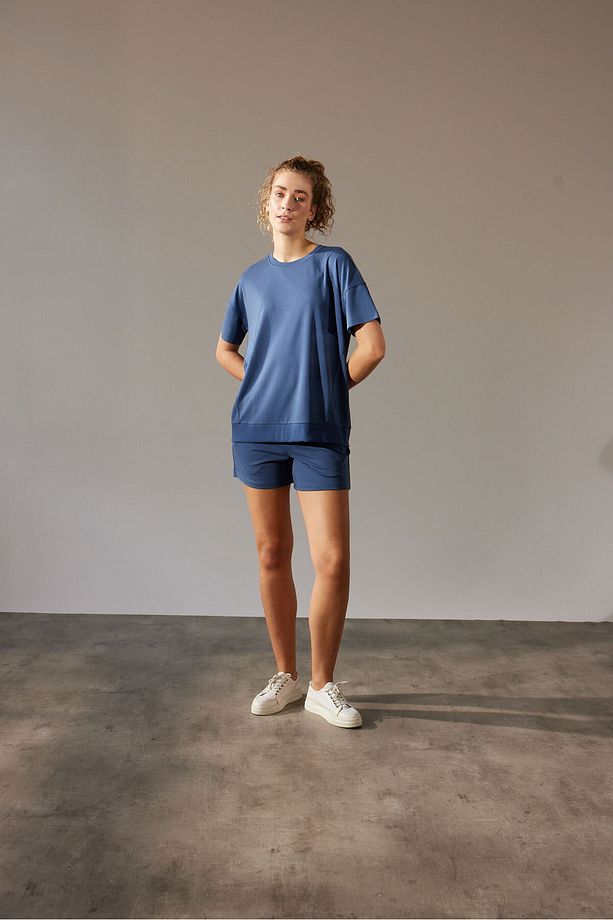 Kadın Soft Touch Lacoste Şort - 5
