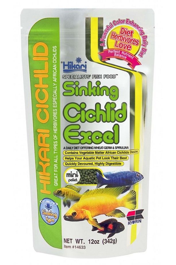 Sinking Cichlid Excel Mini Pellet 342 Gr. - 1