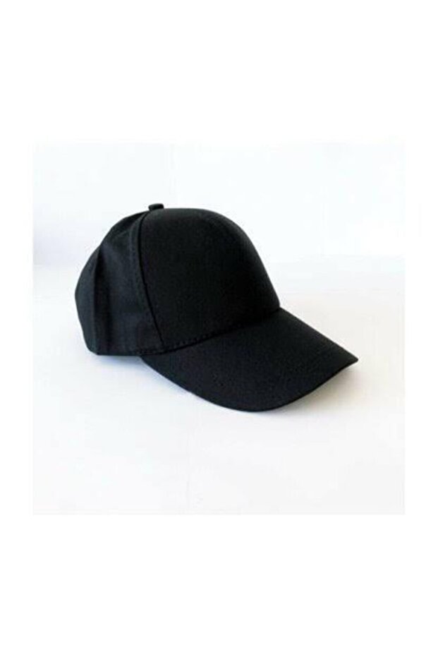 Unisex Plain Black Hat