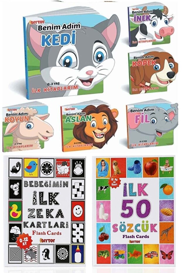 Training Set 50 Words My Baby's First Intelligence Cards And I Am Shaped Books