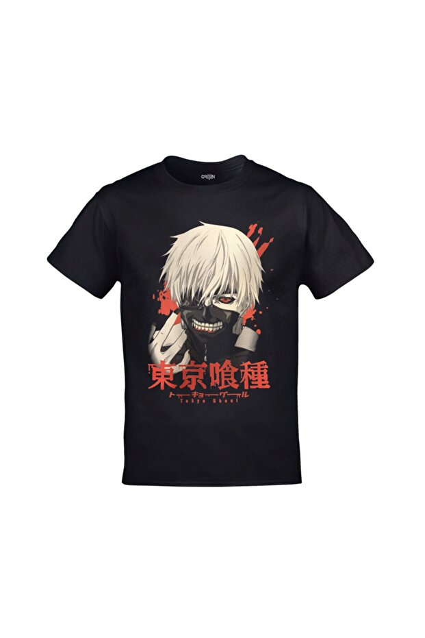 Tokyo Ghoul Anime Printed Unisex Black T-shirt