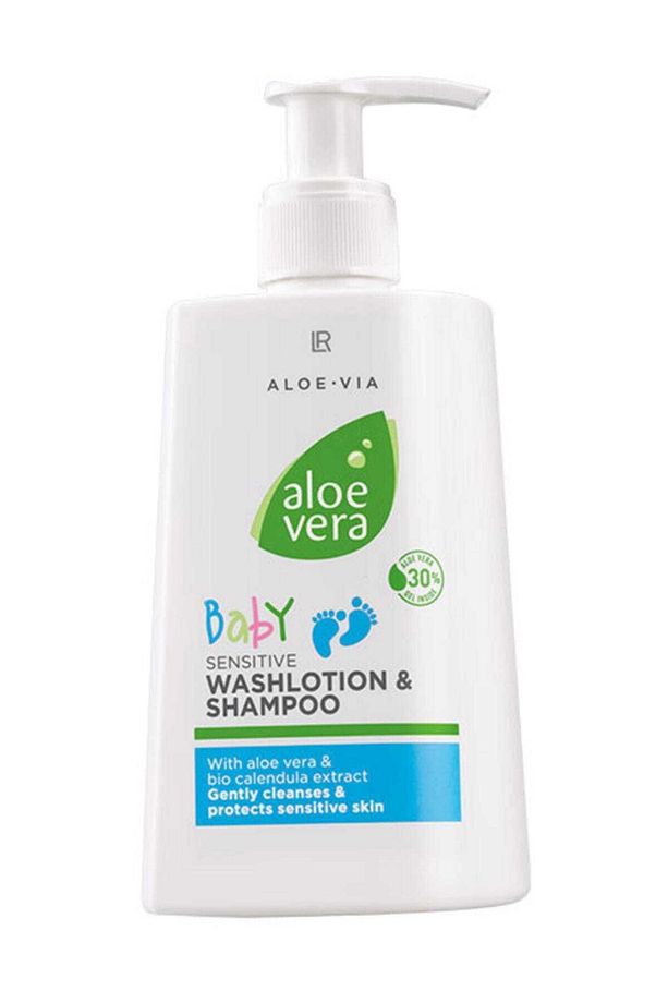 Aloe Vera Bebek Hassas Yıkama Losyonu Ve Şampuanı 250 ml - 1