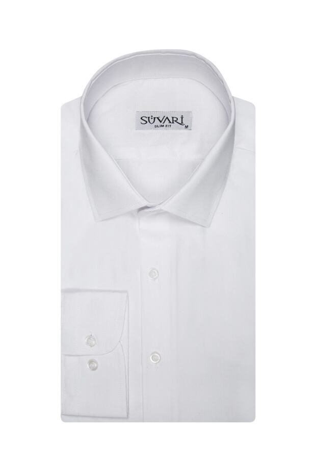 Slim Fit Erkek Gömlek - 1